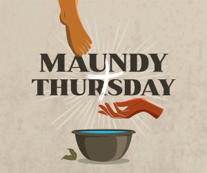 Maundy Thursday Cleansing Facebook post Image Preview