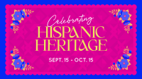 Floral Hispanic Heritage Video Design