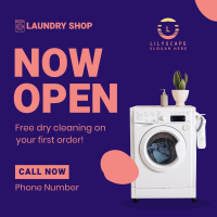 Laundry Shop Opening Instagram post Image Preview