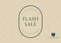 Anniversary Flash Sale Postcard Preview