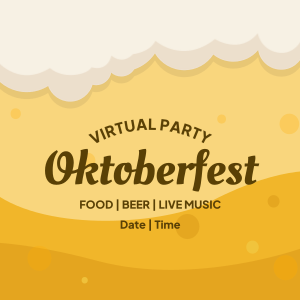 Virtual Oktoberfest Instagram post Image Preview