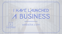 Minimalist Business Launch Video Image Preview