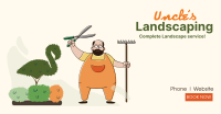 Uncle's Landscaping Facebook Ad Design