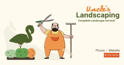Uncle's Landscaping Facebook ad Image Preview