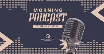 Morning Podcast Stream Facebook ad Image Preview