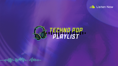 Techno Pop Music YouTube Banner Image Preview
