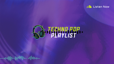 Techno Pop Music YouTube cover (channel art) Image Preview