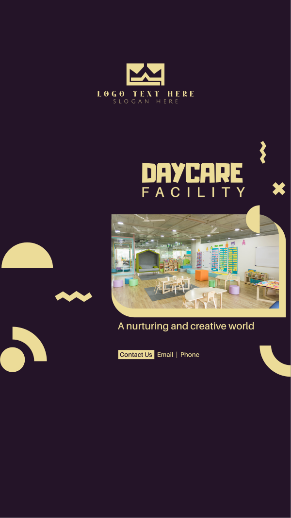 Daycare Facility Facebook Story Design Image Preview