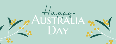 Golden Wattle  for Aussie Day Facebook cover Image Preview
