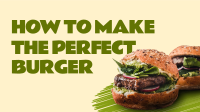 Vegan Burgers Video Image Preview