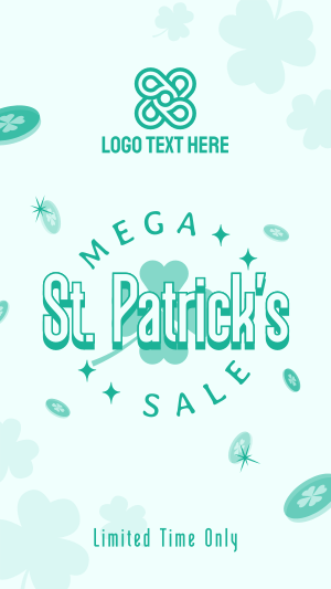 St. Patrick's Mega Sale Facebook story Image Preview