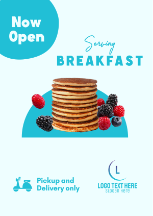 New Breakfast Restaurant Poster