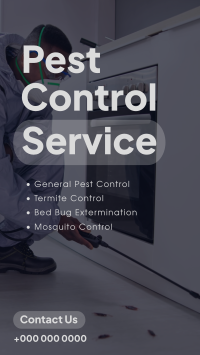 Minimalist Pest Control Facebook Story Design