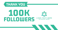 100k Followers Facebook Ad Image Preview