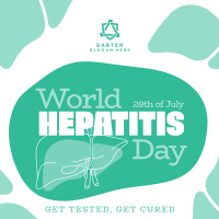 Line Art Hepatitis Day Instagram Post Image Preview