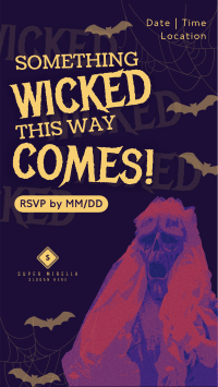 Wicked Halloween Party Facebook Story Image Preview