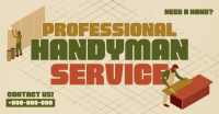 Isometric Handyman Services Facebook ad Image Preview