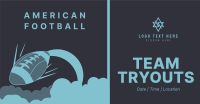 American Football Facebook Ad Design