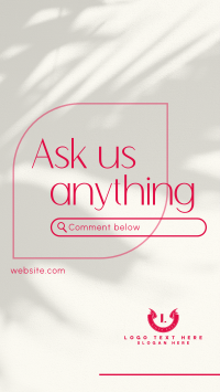 Simply Ask Us YouTube Short Design