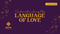 Language of Love Facebook Event Cover Design
