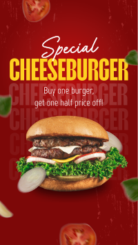 Special Cheeseburger Deal Instagram Story Design