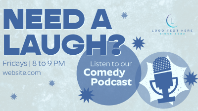 Podcast for Laughs Facebook event cover Image Preview