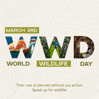 World Wildlife Day Instagram Post Design