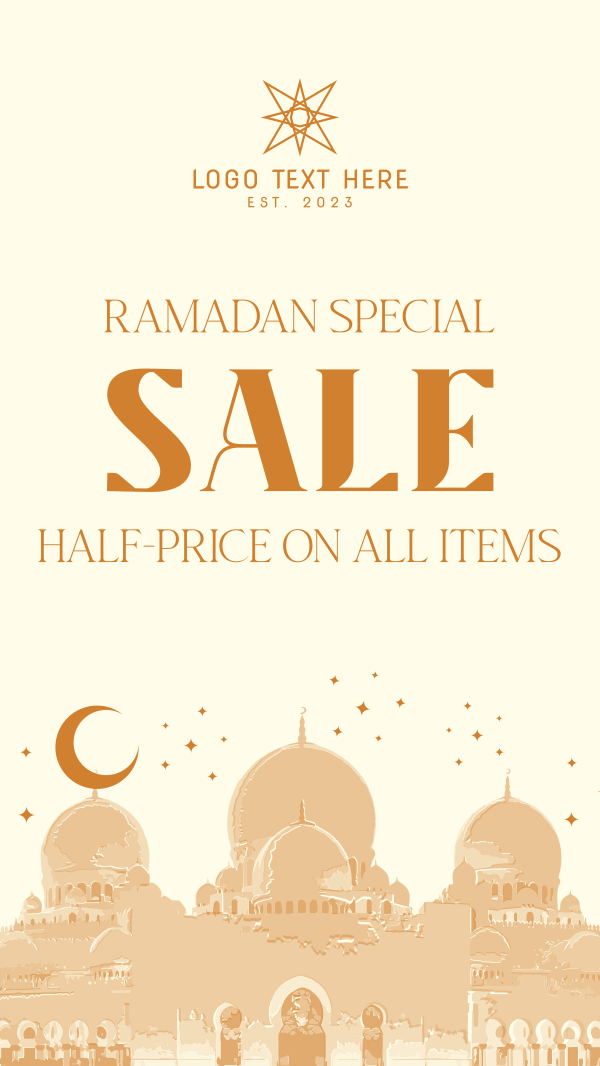 Celebrating Ramadan Sale Instagram Story Design Image Preview