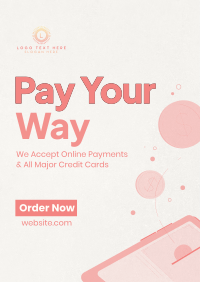 Digital Online Payment Poster Design