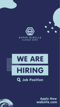 We're Hiring Shapes Facebook Story Image Preview