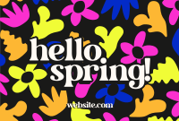 Spring Cutouts Pinterest cover | BrandCrowd Pinterest cover Maker