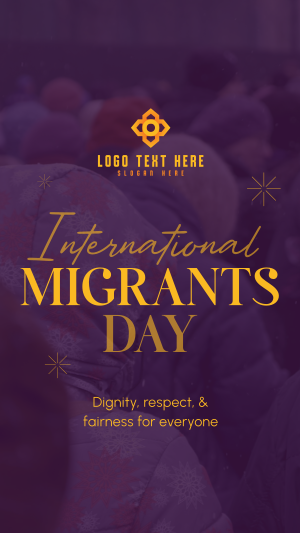 International Migrants Day Facebook story Image Preview