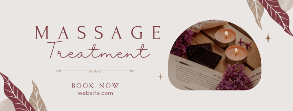 Massage Candles Facebook Cover Design Image Preview