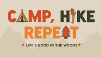 Minimalist Camping Quote Animation Preview