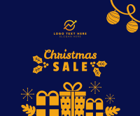 Christmas Gift Sale Facebook Post Design