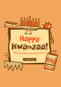 Kwanzaa Doodle Poster Image Preview