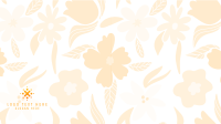 Modern Floral Zoom background Image Preview