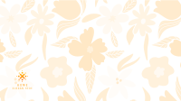 Modern Floral Zoom Background Image Preview