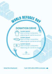 World Refugee Day Donations Poster Image Preview