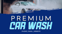 Premium Car Wash Facebook event cover Image Preview