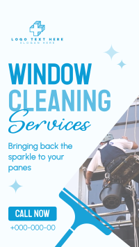 Sparkling Window Cleaning Instagram reel Image Preview