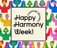 Harmony People Week Facebook Post Design