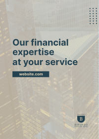 Financial Service Building Flyer Design
