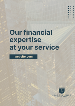 Financial Service Building Flyer Image Preview