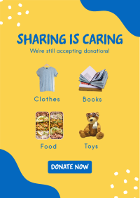 Sharing is Caring Poster Design