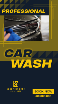 Professional Car Wash Services Instagram reel Image Preview