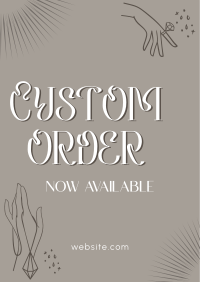 Order Custom Jewelry Poster Image Preview