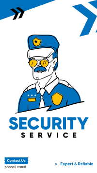 Security Officer Facebook Story Design