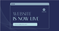 Website Now Live Facebook Ad Design