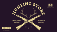 Hunting Gears Facebook event cover Image Preview